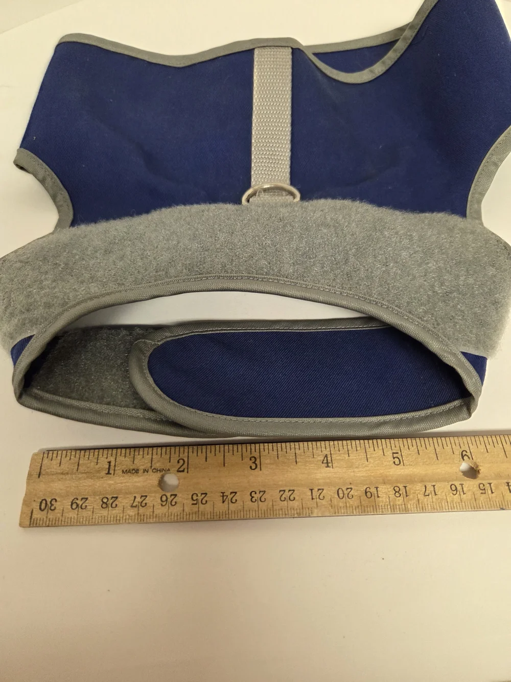 Muffin's Halo Blind Dog Head Protector Bumper Halo Harness Size Medium Blue